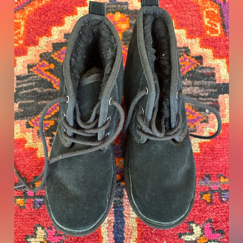UGG lace up ankle boots